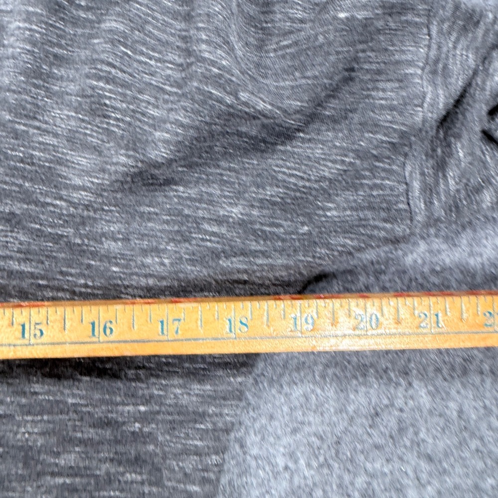Athleta Grey Space Dye Cowl Neck Pullover Thumbhole Hoodie S 349532-03 - Picture 5 of 9